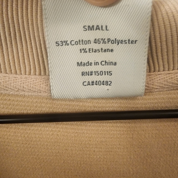 Varley Vine Half Zip Taupe Marl Pullover Sweatshirt Womens Small - Picture 4 of 10